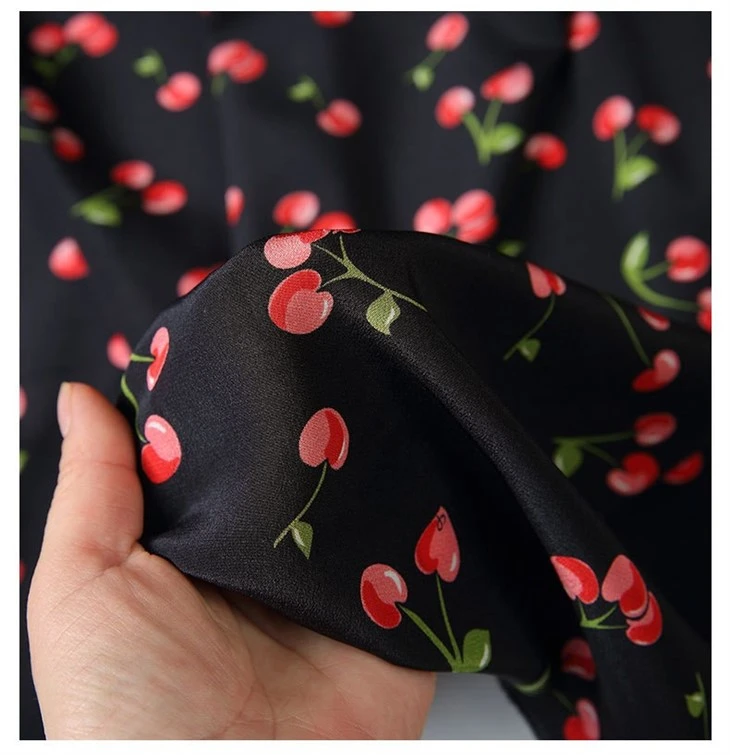 Custom Made Digital Silk Crepe De Chine Fabric For Garments