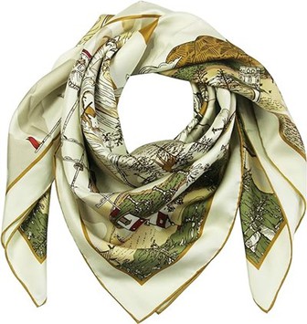 Egyedi 100% selyem twill luxus sál hölgyeknek